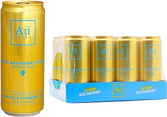 AU VODKA SODA BLUE RASPBERRY (12X330MLS)