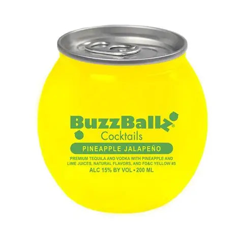 PINEAPPLE JALAPENO BUZZBALLZ (24X200MLS)
