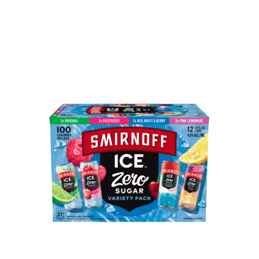 SMIRNOFF ICE ZERO SUGAR (12X335MLS)