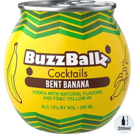 BENT BANANA BUZZBALLZ (24X200MLS)